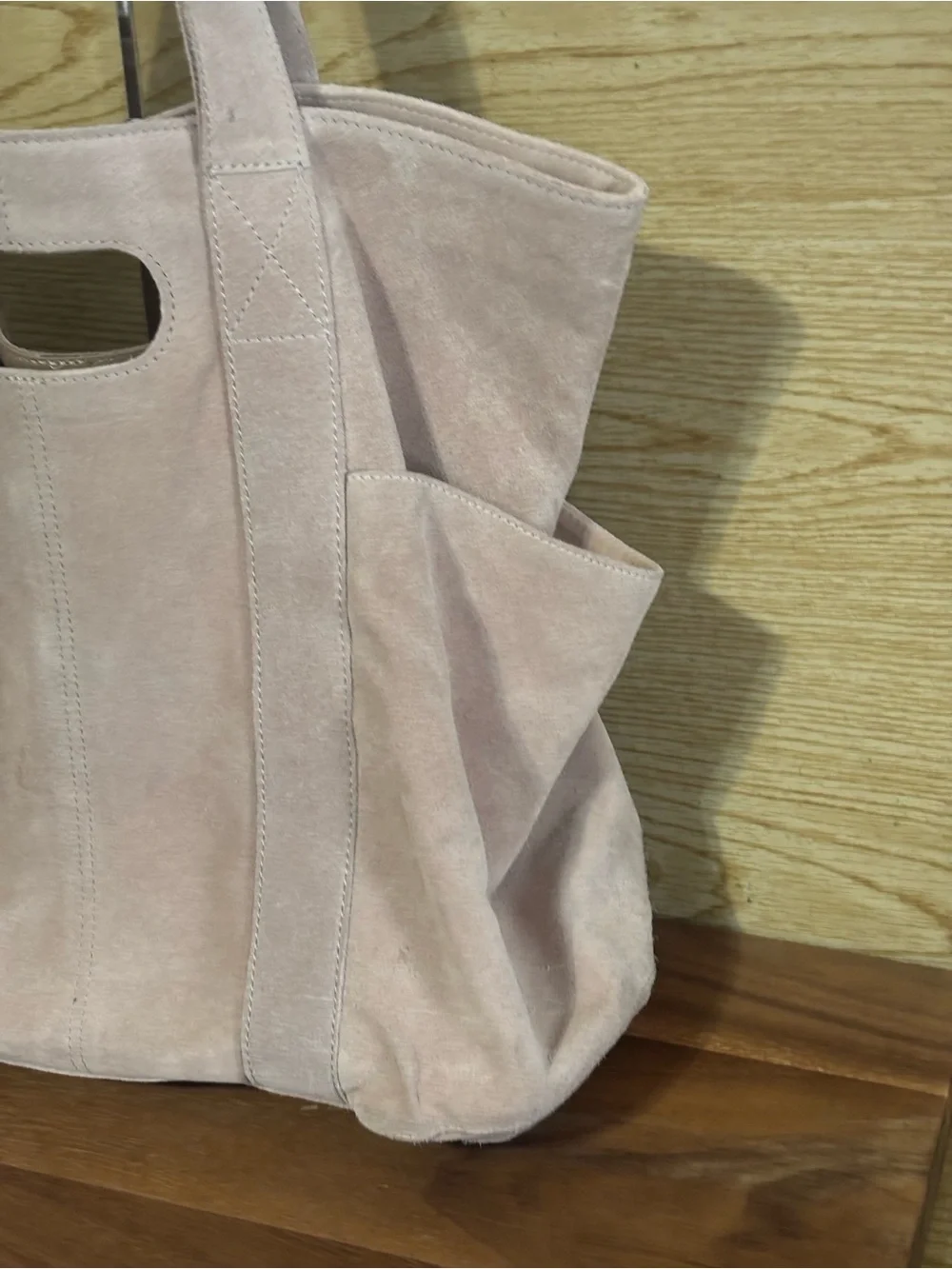 Free people Sand Suede Caravan Bag